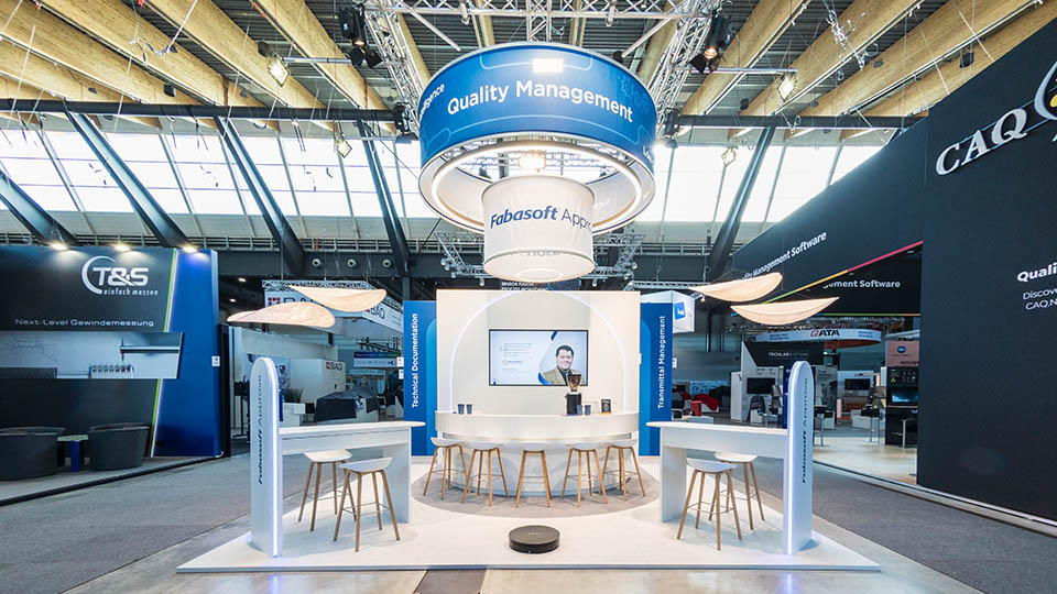 Fabasoft Approve Messestand auf der Control 2024