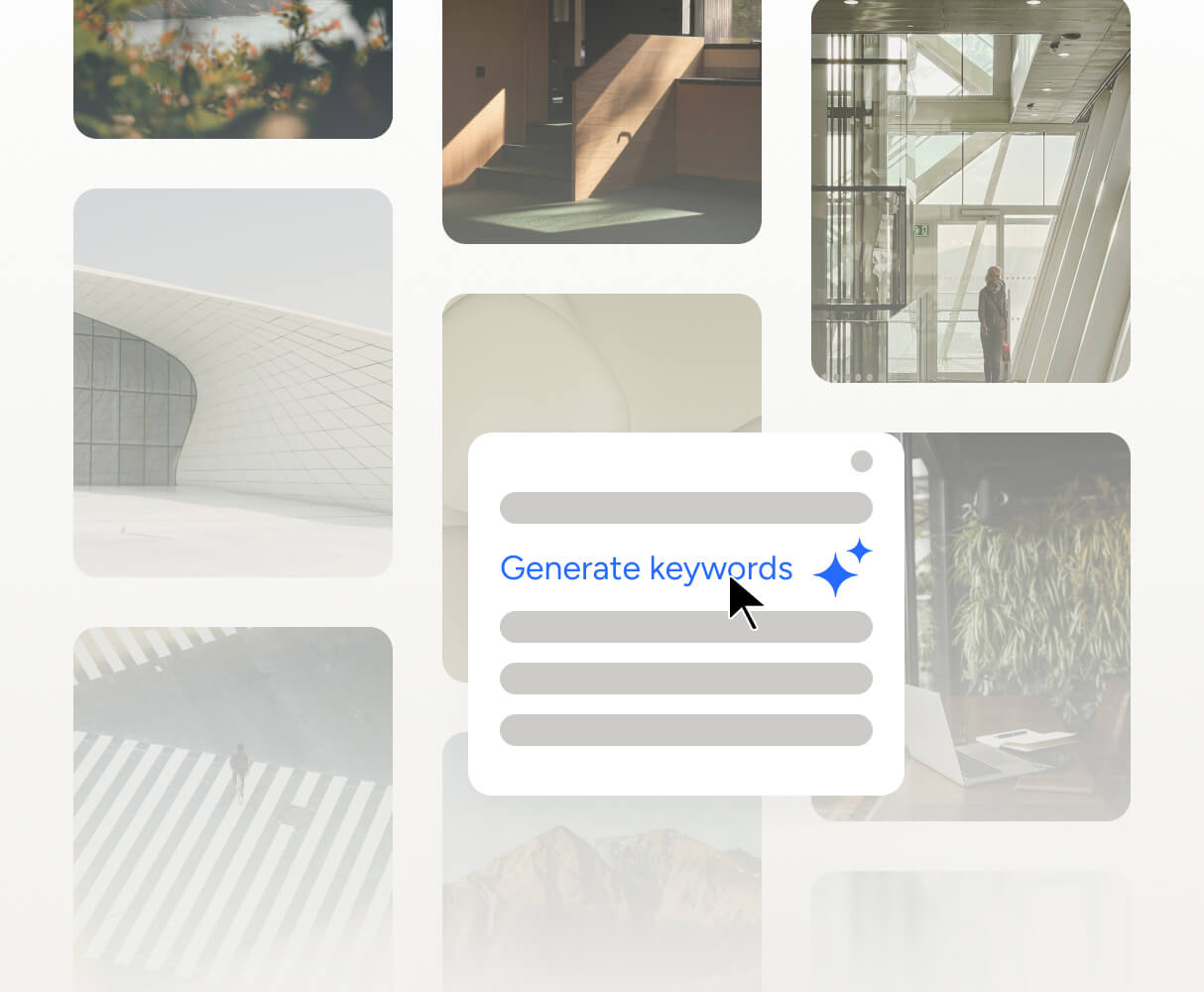 Illustration of keyword generation