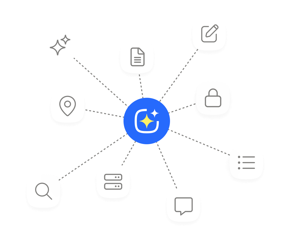 Illustration cloud data security