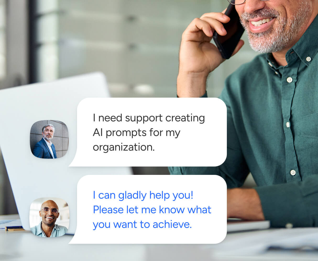 Illustration AI chat