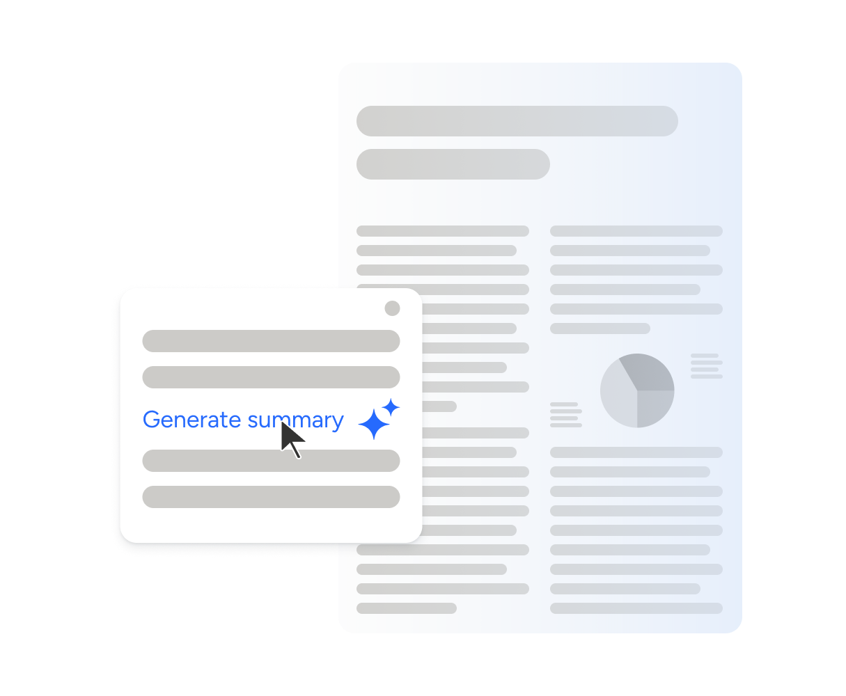 Illustration of summary generation