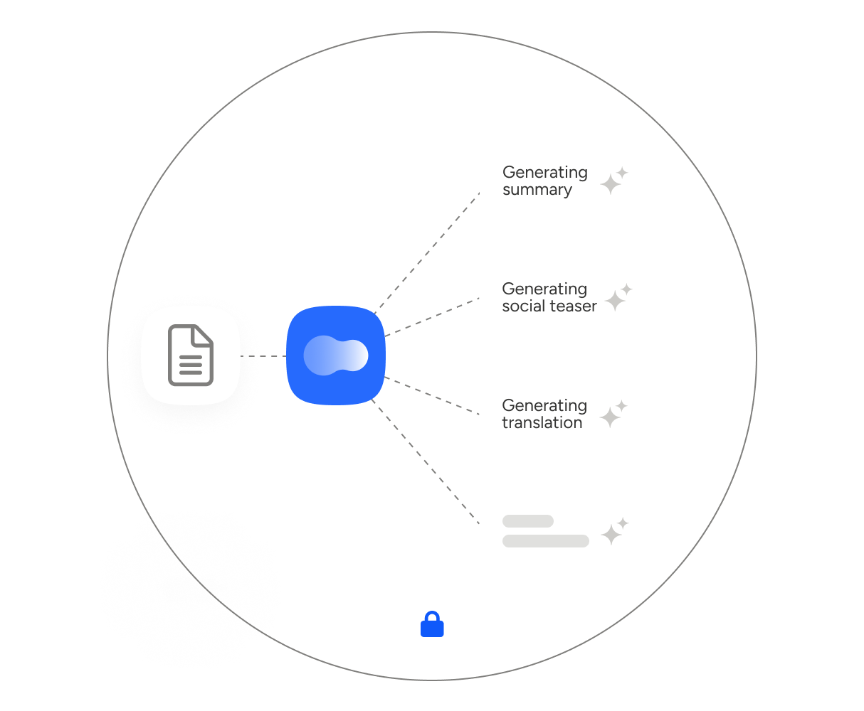 Illustration AI content generation