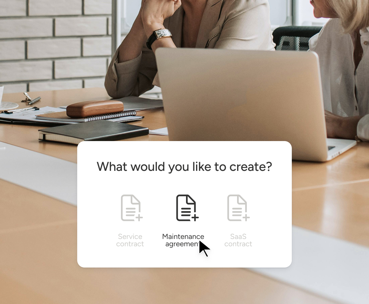 Illustration of a selection window