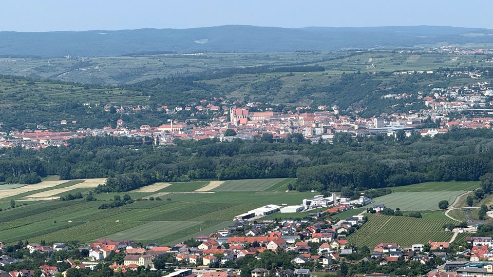 Ausblick Wachau vom Europa Forum