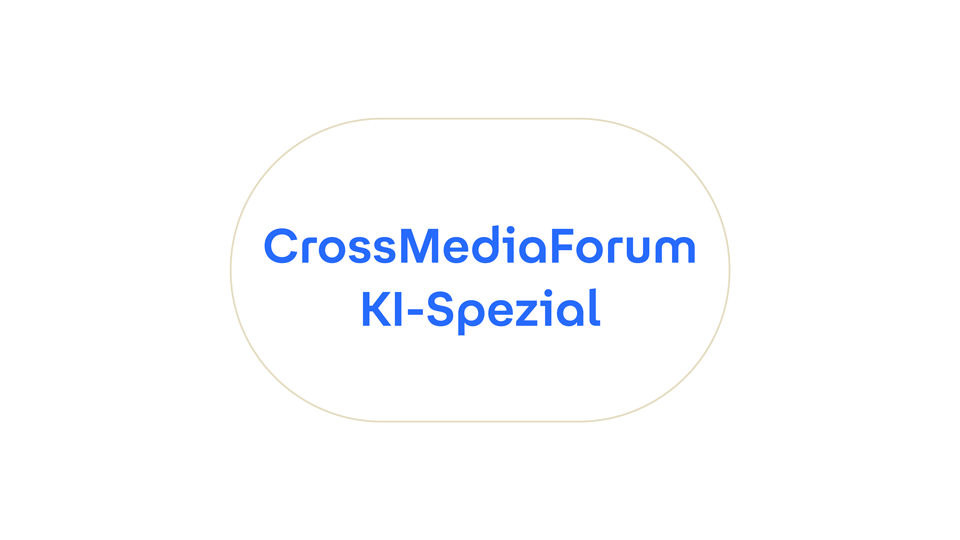 CrossMediaForum KI-Spezial Logo