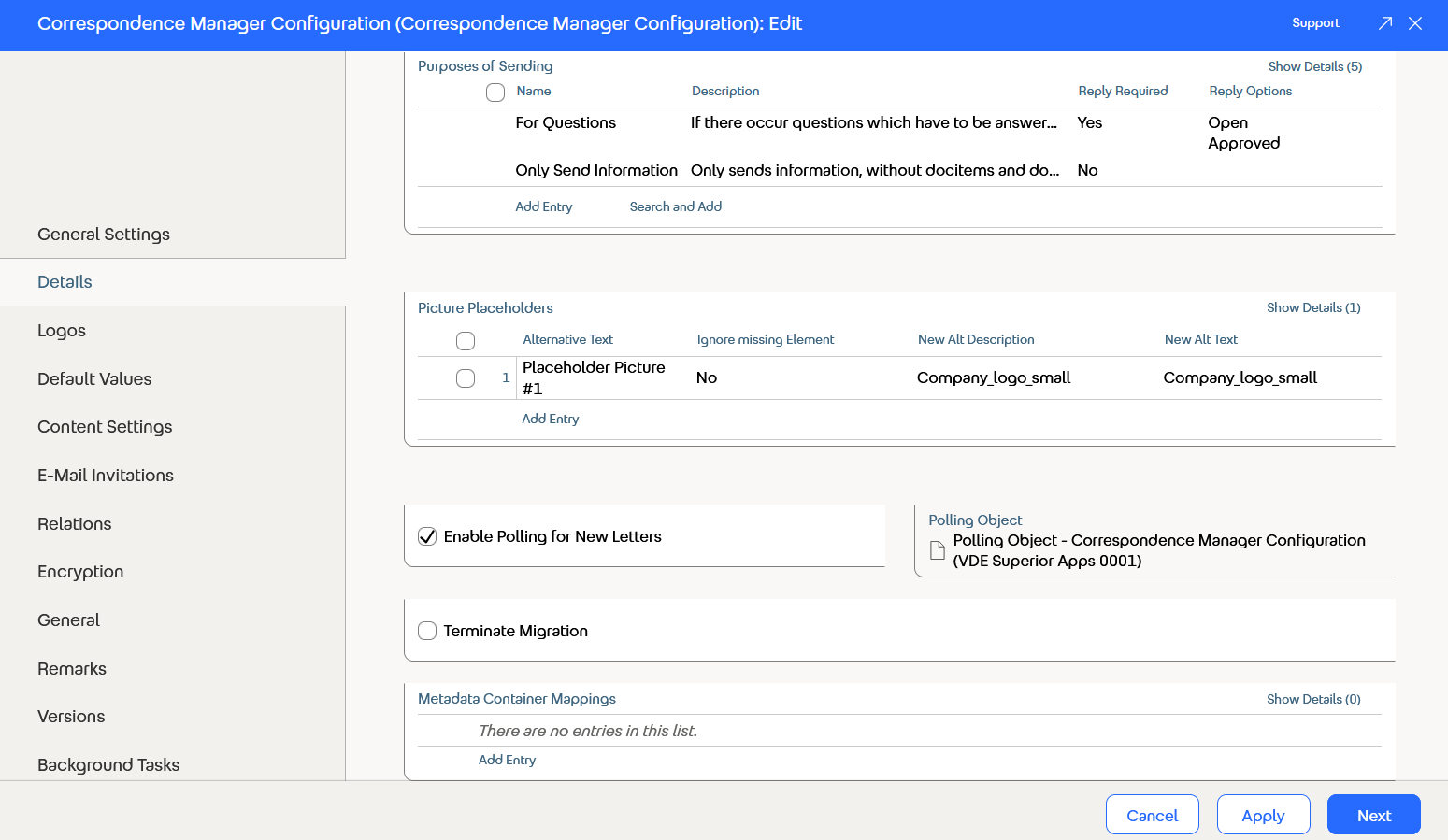 Customize standard templates easily without having to change them