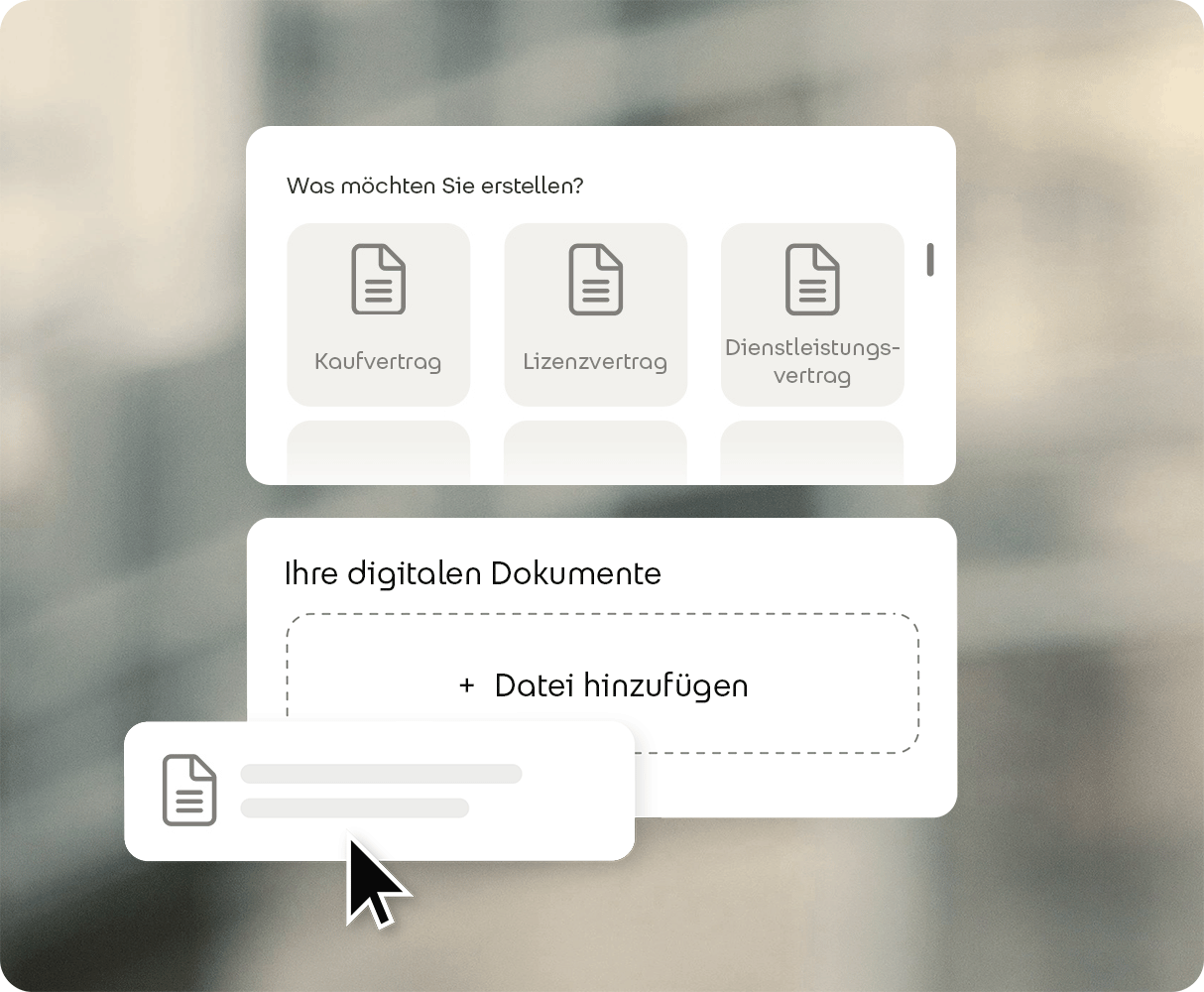 Vertragserstellung Fabasoft Contracts