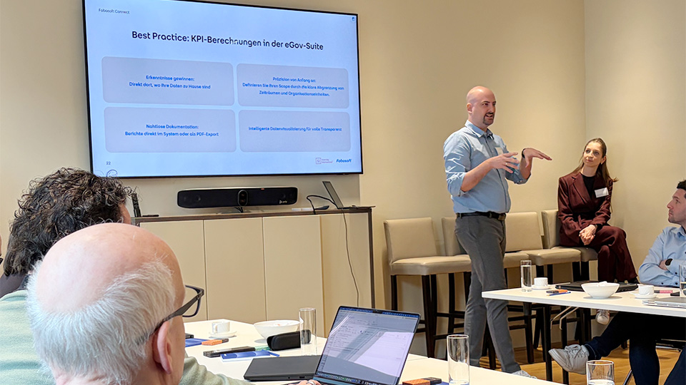 Stefan Arnold präsentiert bei der Fabasoft Connect Wien 2026