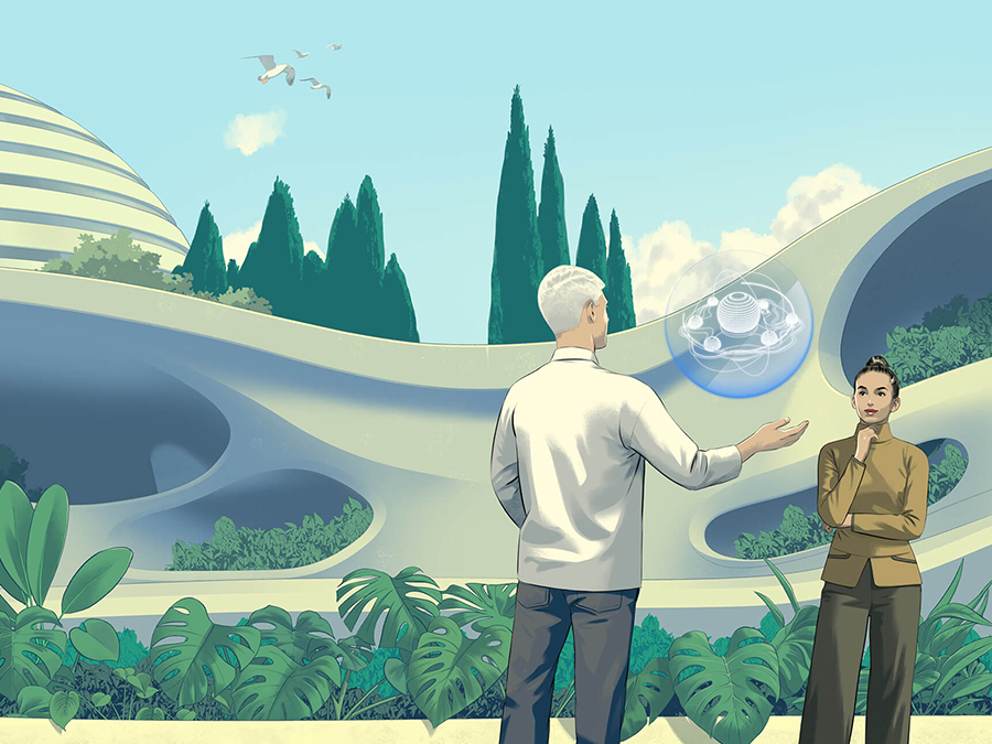 Illustration Transparenz