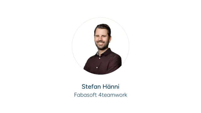 Stefan Hänni von Fabasoft 4teamwork