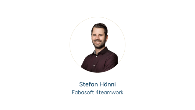Stefan Hänni von Fabasoft 4teamwork