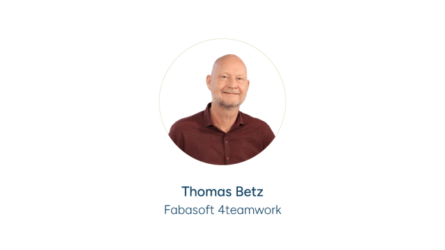 Thomas Betz von Fabasoft 4teamwork