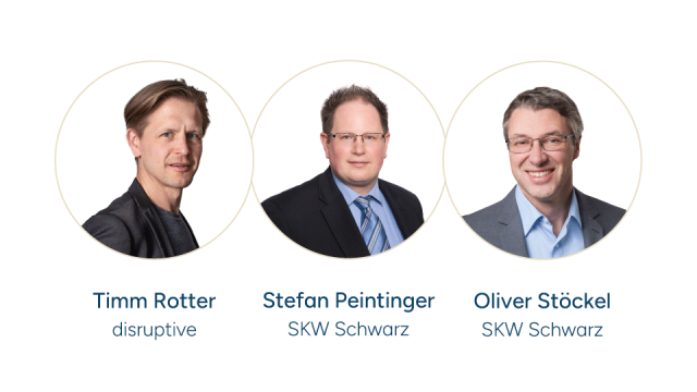 Timm Rotter, Stefan Peintinger und Oliver Stöckel