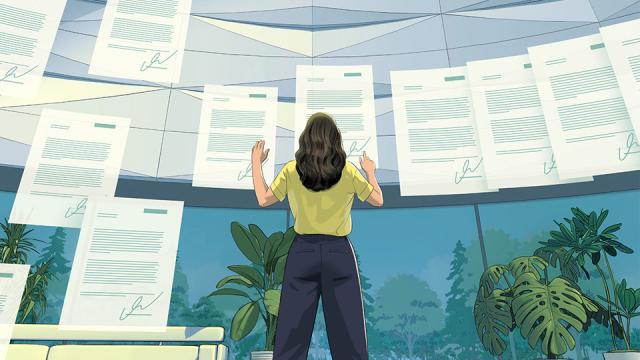 Fabasoft Contracts Illustration