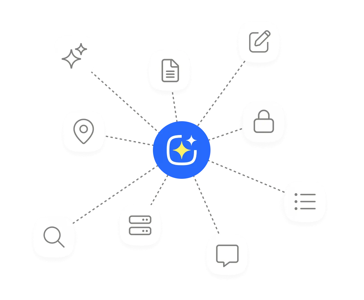 Illustration cloud data security