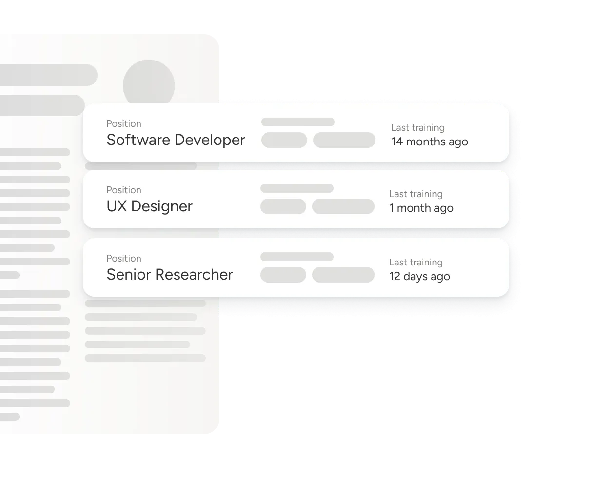 Illustration of applicant file